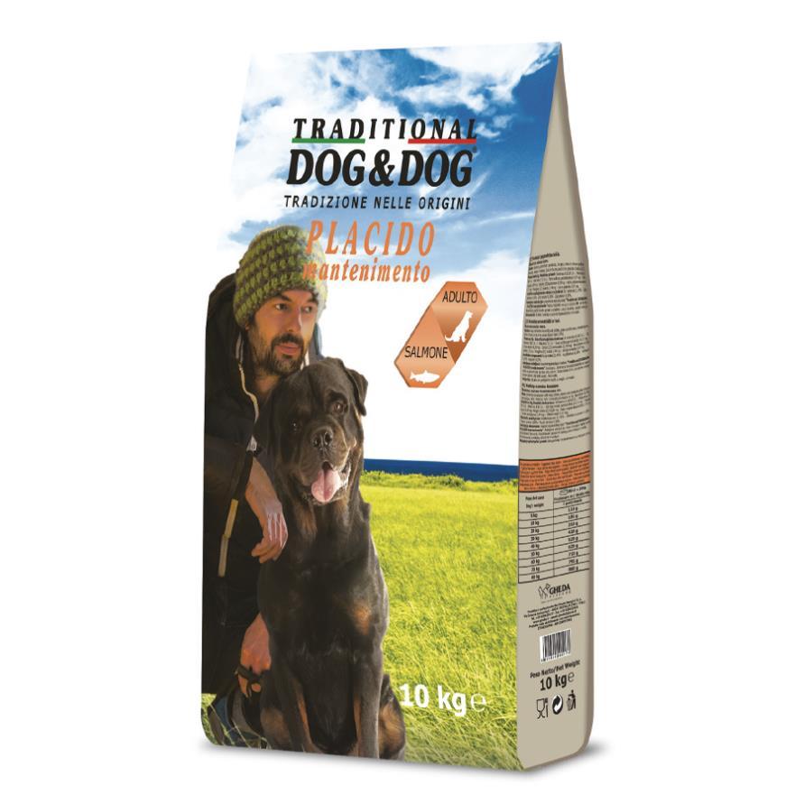 Сухий корм для собак D&Dog Traditional Placido Mantenimento - salmone 20kg