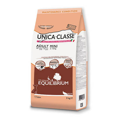 Сухий корм для собак Unica Classe Adult Mini Equilibrium - Lamb 2 kg