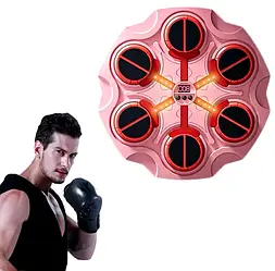 Настінний боксерський тренажер/гральна машина-тренажер HZ8091 з Bluetooth і підсвіткою (6 цілей) + рукавичка