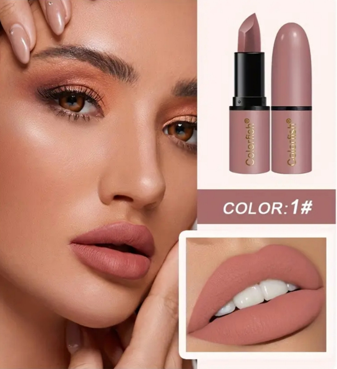 Матова помада для губ Colorfish Lipstick New Silk Matte 1