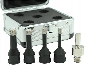 Набір алмазних коронок 5 штук 6-12 мм Stoner S12203