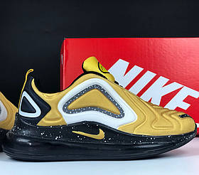 Чоловічі кросівки Nike Air Max 720 текстиль стильні молодіжні жовті