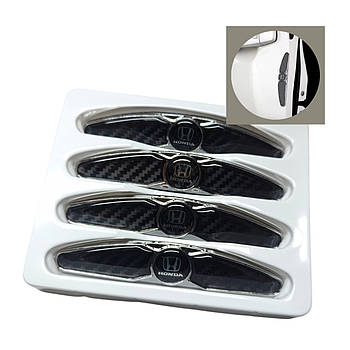 Захисні протиударні смуги дверей Honda, метал, чорні