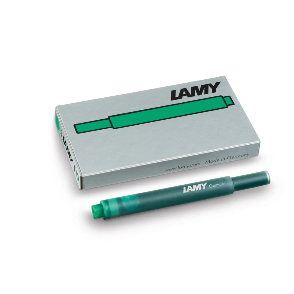 Набір чорнильних картриджів Lamy T10 зелений 5 шт. (1611478)