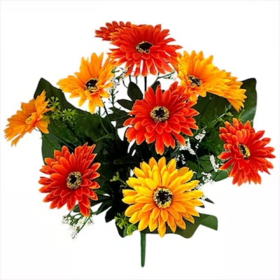 Штучні квіти астра двоколірна, 37 см (20 шт. в уп), фото 1