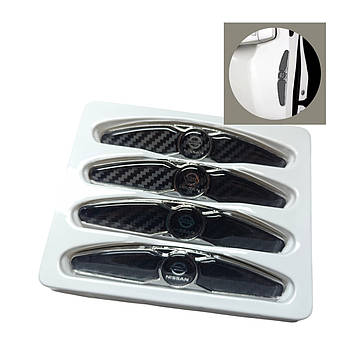 Захисні протиударні смуги дверей Nissan, метал, чорні