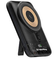 Універсальна батарея ColorWay 10000mAh MagSafe (22.5W) Black (CW-PB100LPA3BK-WPDD)