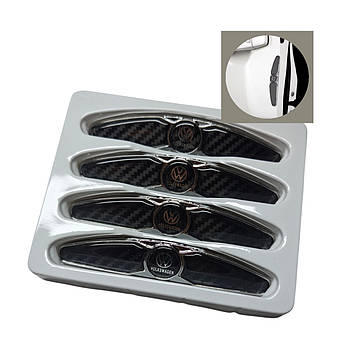 Захисні протиударні смуги дверей Volkswagen, метал, чорні