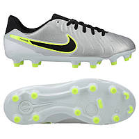 Дитячі бутси Nike Tiempo Legend 10 Academy FG/MG Junior DV4348-001, Срібло, Розмір (EU) — 32