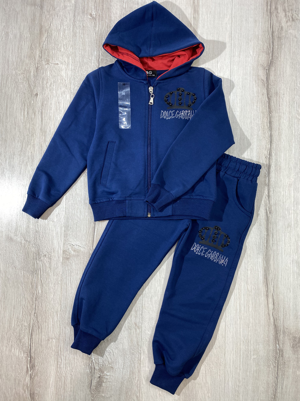 Костюм для дівчинки DG 7593 104 см Синій