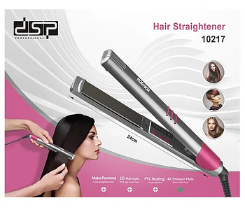 Плойка-випрямляч для волосся DSP 10217 з титановими пластинами (24)