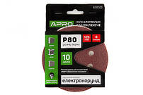 Коло шліфувальне 8 отворів (на липучці) 125мм Р80 (10шт)