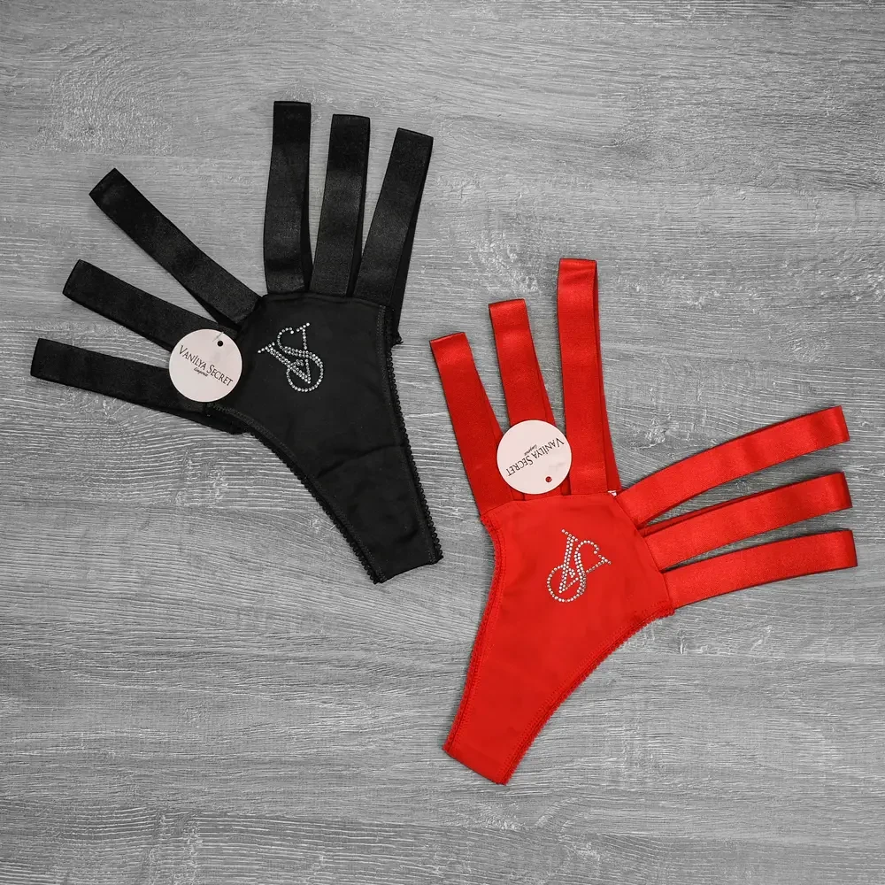 Стрінги зі стразами на гумці, фото 1