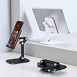 Тримач для мобільного HOCO PH34 Excelente double folding desktop stand Black (6931474734129), фото 4