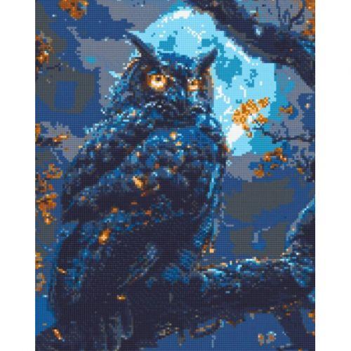 Алмазна мозаїка "Мудра сова" 40х50 см [tsi256347-TSI], фото 1