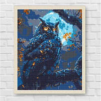 Алмазна мозаїка "Мудра сова" 40х50 см [tsi256347-TSI], фото 2