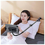Тримач для мобiльного Baseus Unlimited adjustment lazy phone holder grеy (SULR-0G), фото 3
