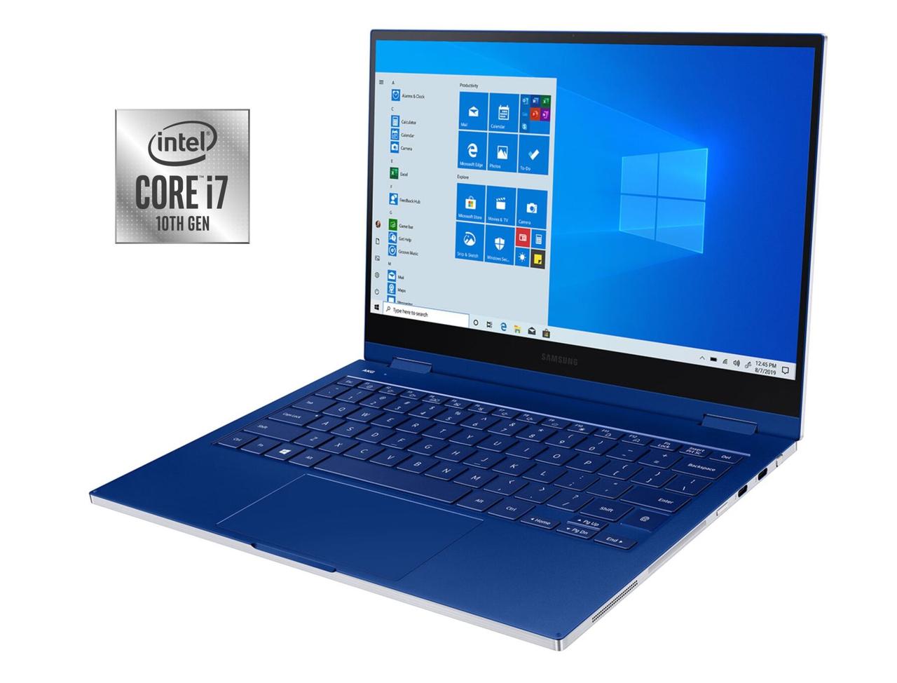 Ноутбук Б-клас Samsung Galaxy Book Flex NP950QCG Blue/ 15.6" 1920x1080/ i7-1065G7/ 12GB RAM/ 512GB SSD/ Iris Plus