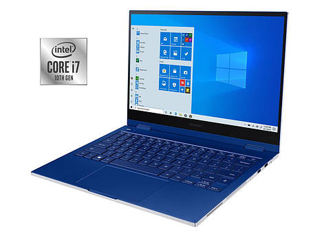 Ноутбук Б-клас Samsung Galaxy Book Flex NP950QCG Blue/ 15.6" 1920x1080/ i7-1065G7/ 12GB RAM/ 512GB SSD/ Iris Plus, фото 1