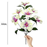 Штучні квіти букет орхідей, 44см, фото 3