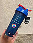 Шейкер спортивний BlenderBottle Classic Loop PRO 28oz/820ml Marvel Capitan Amerika (600557), фото 4