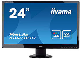 Б/в Монітор iiyama ProLite E2472HD | 24" (1920x1080) VA | HDMI, DVI, VGA + кабель живлення