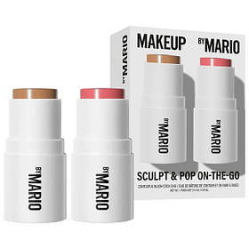 Лімітований набір мініатюр Makeup by Mario Mini Sculpt & Pop On-The-Go - Light Medium / Sweet Pink (8 g)