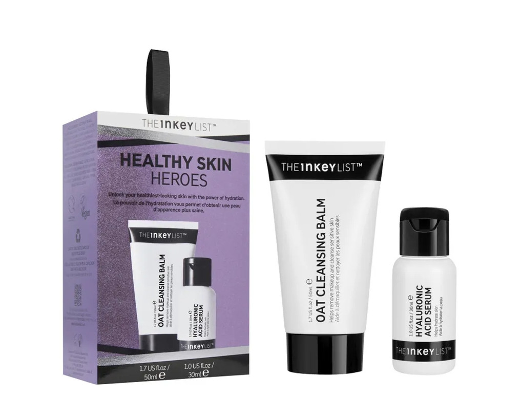 Набір для зволоження шкіри обличчя The Inkey List Healthy Skin Heroes Balm & Serum (80 ml), фото 1