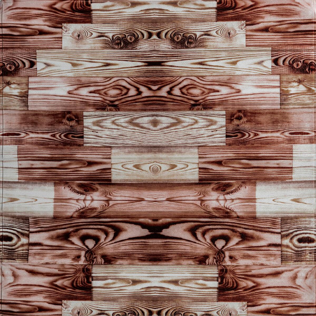 Панель стінова 700х700х3мм Червоне дерево SW-00001896, фото 1