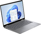 HP Ноутбук ENVY x360 14-fc0019ua 14" WUXGA IPS Touch, Intel U5-125U, 16GB, F512GB, UMA, Win11, сірий, фото 5