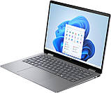 HP Ноутбук ENVY x360 14-fa0005ua 14" WUXGA IPS Touch, AMD R5-8640HS, 16GB, F512GB, UMA, Win11, сірий, фото 3