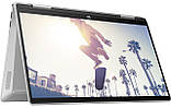 HP Ноутбук Pavilion x360 14-ek2005ua 14" FHD IPS Touch, Intel 5-120U, 16GB, F512GB, UMA, DOS, сріблястий, фото 4