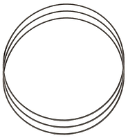 Пильне полотно для стрічкової пили по металу Einhell TE-MB 18/127 Li, 1141x13 мм, 10/14Z, 3 шт (4506160)