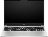 HP Ноутбук 250-G10 15.6" FHD IPS AG, Intel i3-1315U, 8GB, F512GB, UMA, DOS, сріблястий, фото 5