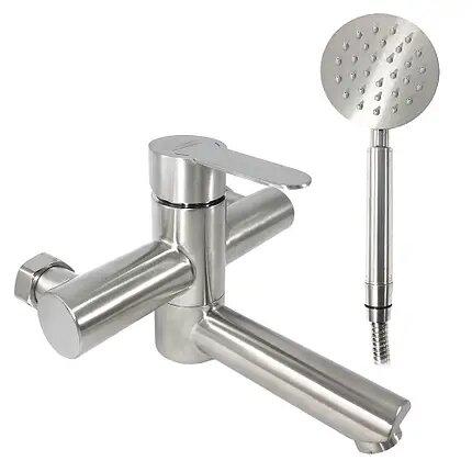 Змішувач для ванни WEZER EKO3-09 (сатин), фото 1