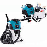 Makita Пилосос професійний VC2512L, 1000Вт, 210мБар, контейнер 25л, розетка 2600Вт, 7кг, фото 6