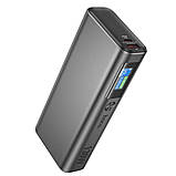 Універсальна Мобільна Батарея Power Bank Hoco Q17B Electric PD130W 20000 mAh Колір Космічний сірий, фото 3
