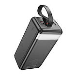 Універсальна Мобільна Батарея Power Bank Hoco J123C Element 22.5W+PD20W with digital display 60000 mAh Колір, фото 8