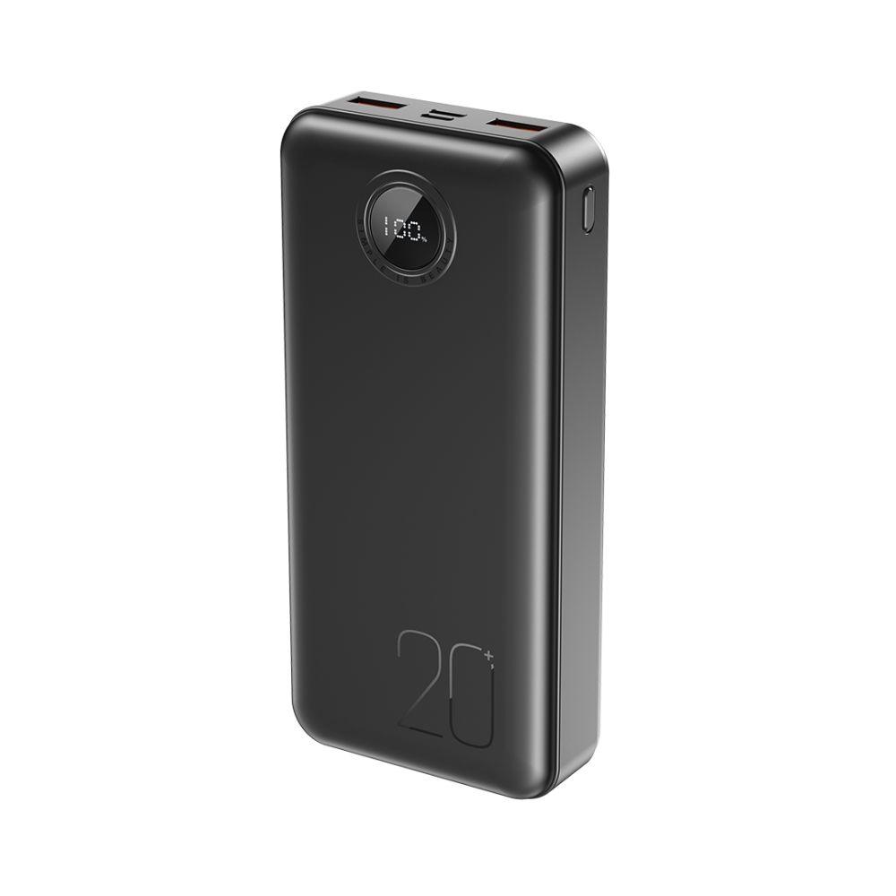 Універсальна Мобільна Батарея Power Bank XO PR239 PD20W/QC 22.5W digital display 20000 mAh Колір Чорний