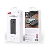 Універсальна Мобільна Батарея Power Bank XO PR239 PD20W/QC 22.5W digital display 20000 mAh Колір Чорний, фото 3