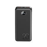 Універсальна Мобільна Батарея Power Bank XO PR239 PD20W/QC 22.5W digital display 20000 mAh Колір Чорний, фото 4