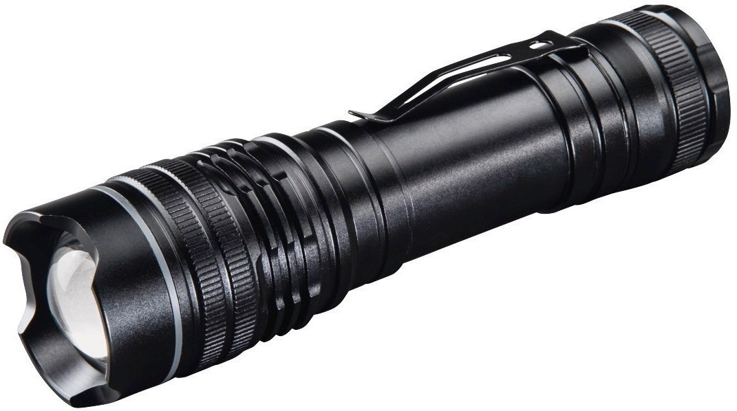 HAMA Ліхтар ручний на батарейках PRO-4, AAAx4, 370лм, LED, 3 функції освітлення, чорний