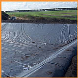 Плівка чорна поліетиленова 100 мкм 3 м для мульчування, будівництва, захисту, саду та озерам, фото 5
