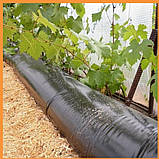Плівка чорна 120 мкм 3 м*100 м рулон, поліетиленова гідроізоляційна для будівництва, фото 7
