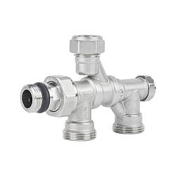 Кран радіаторний комбінований Icma 1/2"х3/4", довше під'єднання No877