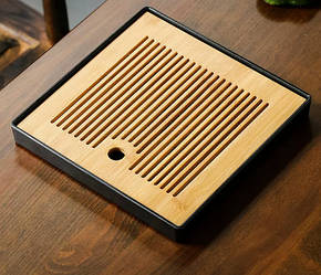 Чабань квадратна Дрібна смужка Чорний