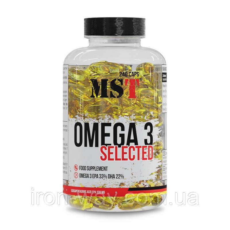 MST Omega 3 Selected (240 caps), фото 1