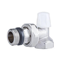 Кран радіаторний Icma 3/4" з антипротіканням кутовий без ручки No805+940