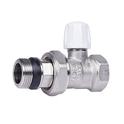 Кран радіаторний Icma 3/4" з антипротічкою прямий без ручки No815+940