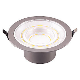 LEDVANCE Світильник даунлайт LED 8Вт 650Лм 2700K 166мм Decor Filament Downlight Echo алюміній